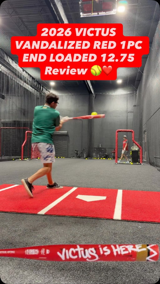 @victusslowpitch is onto something BIG in 2026 

Use Code JARED or HANK to save at checkout at Headbangersports.com on top selling slowpitch bats like this VICTUS VANDALIZED RED 1PC END LOADED 12.75 🥎❤️

#slowpitchsoftball #batreview #usssaslowpitch.