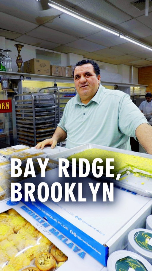 The baklava recipe is from Lebanon. But Mohammed is from Brooklyn, without a doubt. 

📍 Brooklyn Baklava
7214 5th Ave, Brooklyn, NY 11209

Follow @robmartinez for more stories about people & food. ❤️
