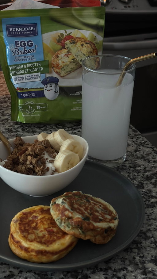 New year means new goals, and that includes balanced nutrition made easier with @BurnbraeFarms EGG Bites! and EGG Bakes! crustless quiches.🥚🍳👏 Find them in the frozen breakfast aisle of your local grocery store. #BurnbraeFarms #RealEggsRealEasy #ad