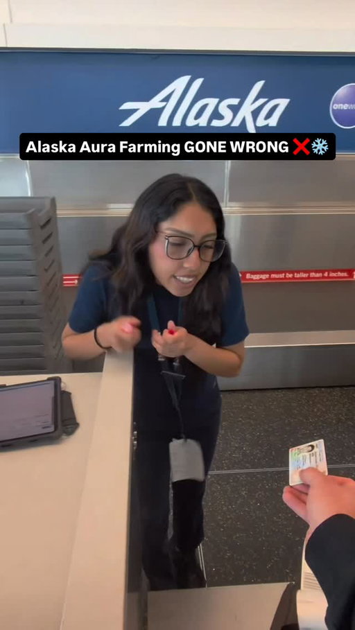 One of the rare L’s I took flexing my Alaska ID 😢☃️

#alaska #airport #aurafarming