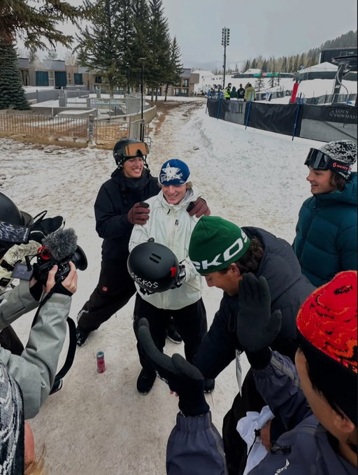 Eli Bouchard and Sickos at 2026 X Games. 

At 18 Eli already has 5 never-been-done tricks under his belt. One of if not the, most exciting snowboarders to watch as he carves his own completely unique style in snowboarding.

Cheering our guy on next at the 2026 Winter Olympics. @eli.bouchard