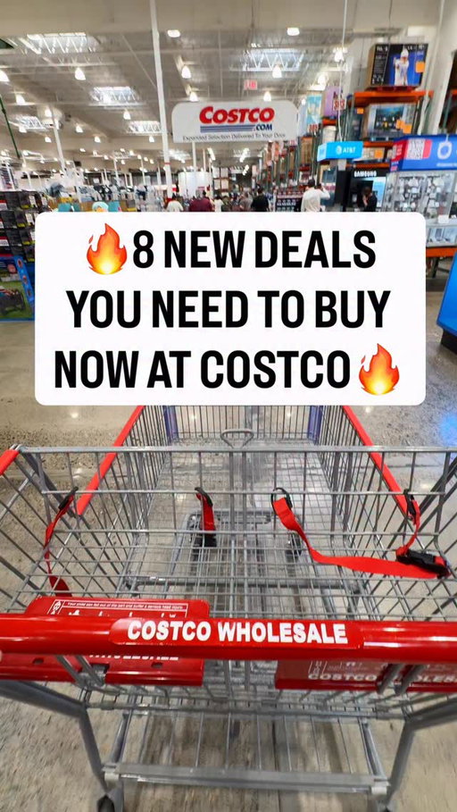 🔥8 NEW DEALS YOU NEED TO BUY NOW AT COSTCO🔥 

🛒Check your local store for price and availability! Happy shopping!!🛒

1️⃣ 🍫These Rip Van Wafers are ON SALE NOW🚨! Delicious, Crispy & Creamy Wafer snack with Rich Dark Chocolate thick cream filling paired with 3 crispy wafer layers from Rip Van Wafers!😋 
😍Snack Smart with these Low Sugar w/ Prebiotic Fiber wafers! 80% less sugar than traditional chocolate wafers! 
🌟Comes with 24 individual portioned packages with only 2g of sugar per pack!
🔥ON SALE NOW🔥 for $3.70 off now only $8.69 in Costco clubs nationwide!
2️⃣ 💕New filled heart Madeleine’s are now in the Costco bakery for $9.99!
3️⃣ 🪴Beautiful round light weight concrete planters for $49.99!
4️⃣ 🍦New La Menorquina mini chocolate honeycomb sandwiches! 15 count for only $15.79!
5️⃣ 😋New Pringles 4 pack tube for $12.89!
6️⃣ 🧳 NEW iPack hardside 2 piece  luggage set ON SALE now for $30 off now $129.99! A steal for both!
7️⃣ 💙NEW Tupperware Thatsabowl set 3 pack in two color sets for $29.99!🧡
💛Perfect for mixing, serving or storing comes with lids!
8️⃣ 📺$379.99 for a 65” TCL tv! Can’t beat this deal! Grab it for the Big Game!🏈

#costcodeals #costco #costcohaul #deals #costcofinds