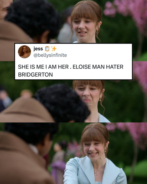 WELL, YES!

Photos: #Bridgerton #EloiseBridgerton (bellysinfinite on X)