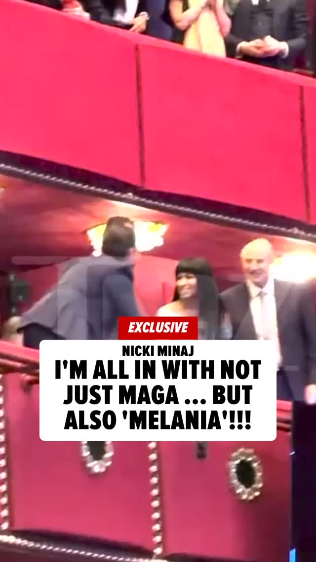 🚨 EXCLUSIVE: Nicki Minaj continued her all out MAGA tour Thursday night by showing up to the film premiere of "Melania" in Washington D.C.