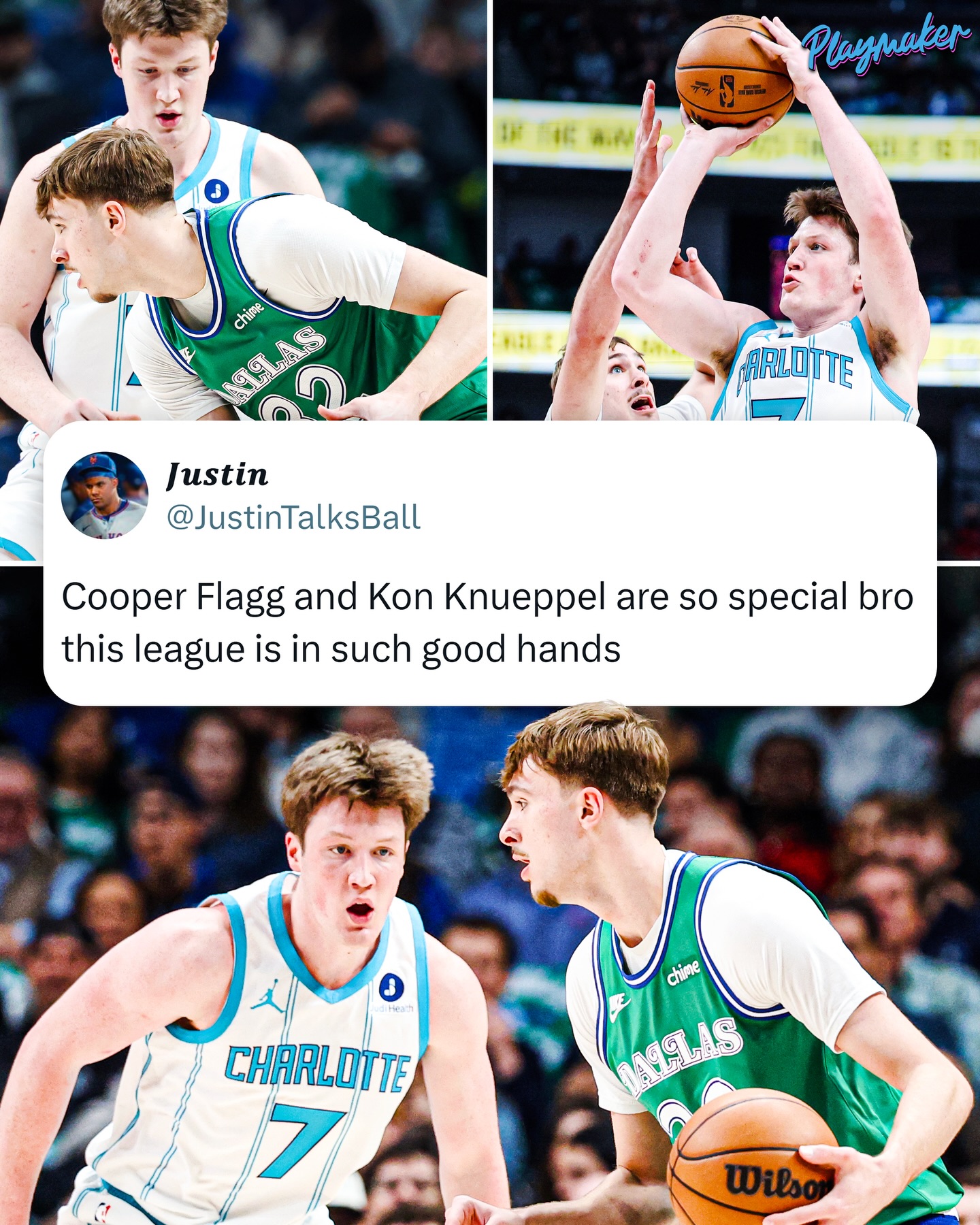 WHAT A BATTLE 🔥
Kon Knueppel and the Hornets defeat Cooper Flagg and the Mavericks 123-121 👀🍿