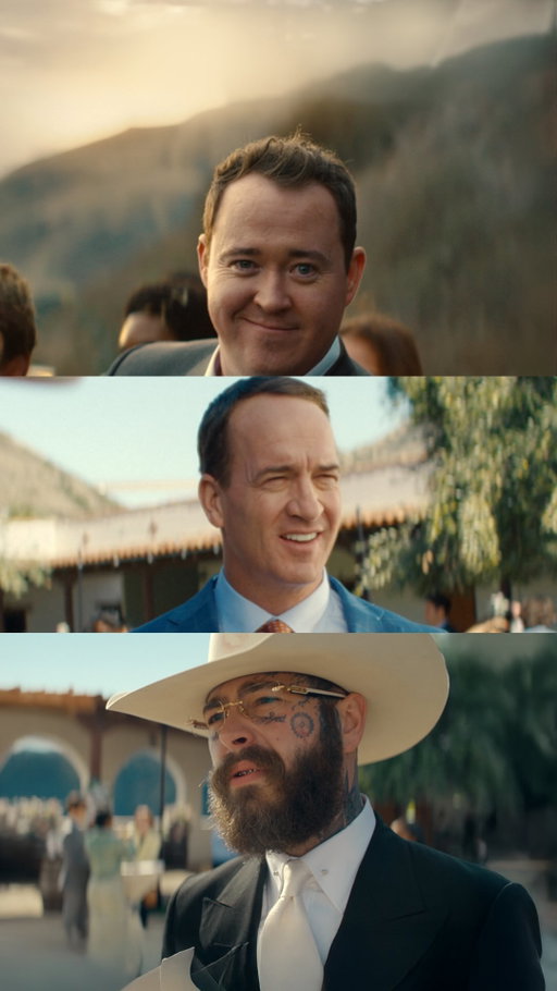 Rolling into #SBLX with @postmalone @shanemgillis @peytonmanning