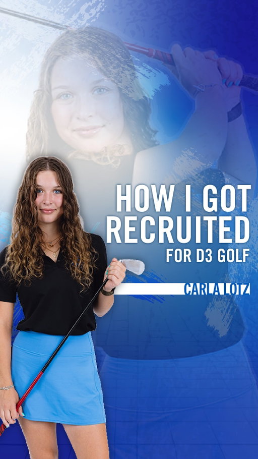 D3 golf commit, Carla Lotz, wasn’t really sure how to get started with recruiting, and that’s where NCSA came in. She took full advantage of the tools NCSA had to offer and put in the work to find her best fit college.

Learn more about Carla’s story and how she used NCSA to get to the next level! #recruiting #ncsacommit #golf