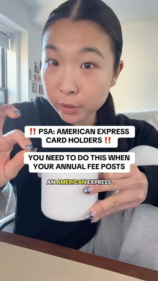 if you are passively paying your annual fee every year, you may be missing out!!! #americanexpress #amex #creditcardtips #moneysavingtips