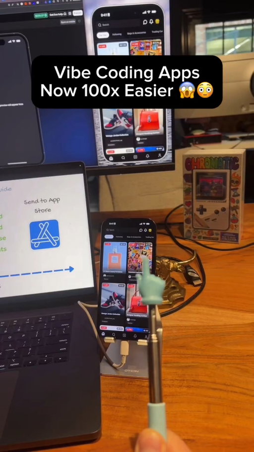 Build Mobile Apps 👇 

- Go to Vibecode.dev the platform that allows you to use Claude Code to build mobile apps
- Type your app idea and watch the agent build it
- Test the app, and reprompt the AI until you like your app
- If applicable add a backend using the backend tab, here you can securly add apis and you can add a database
- Click send to app store, go through the flow that takes 3 minutes
- Your app is now on test flight