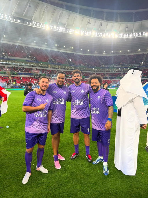 Final showdown, we raised over $30 million for kids who have no access to education whilst having fun playing football, Alhamdulilah.