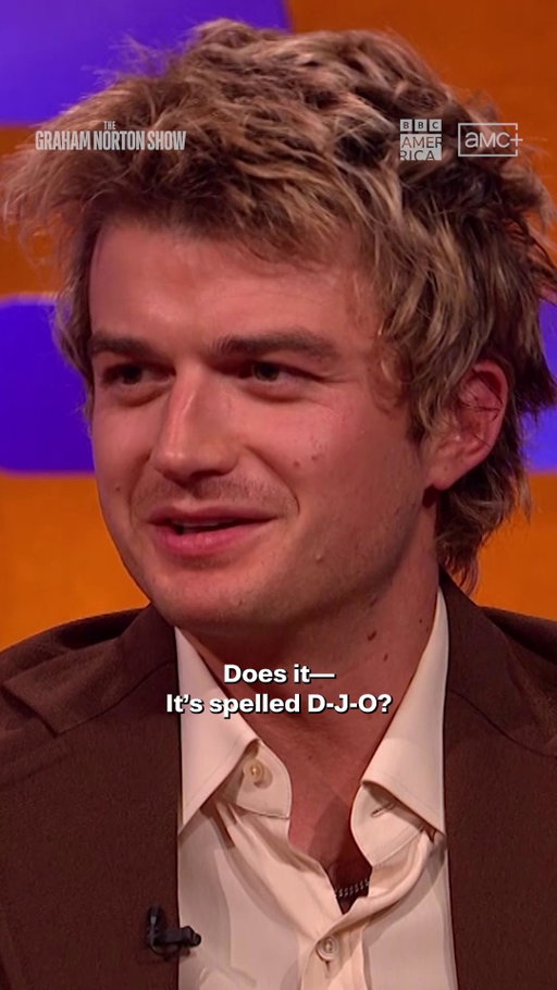 Joe Keery is proof you can do it all, a great actor and now musician! 🎵 #TheGrahamNortonShow
