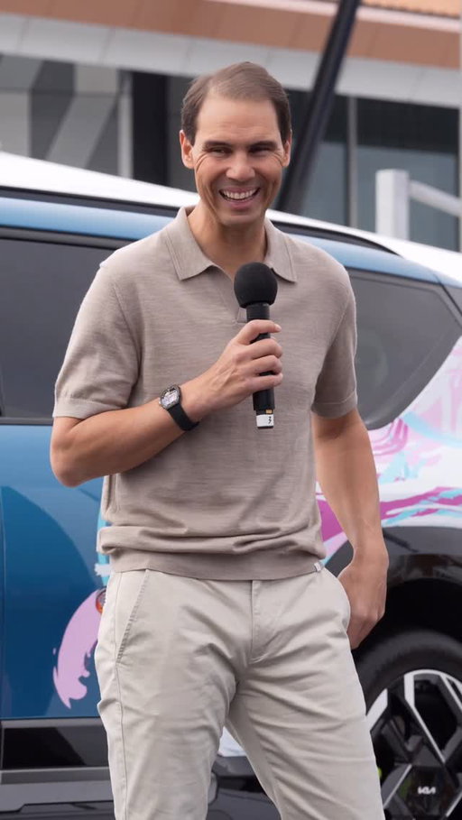 G’day, Rafa 😎

Celebrating 25 years of partnership with @kia.worldwide and the AO with a Kia Artcar handover with the legend himself, @rafaelnadal ✨
