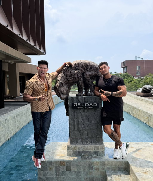 Finally, the world’s 🌎best super-luxury gym & anti-aging wellness center is ready.
So proud of my brother, @nicolasiong 💥 
Well done, @reloadsanctuary 💫 

•
•
#bali #superluxurygym #reloadsanctuary #sahilkhan