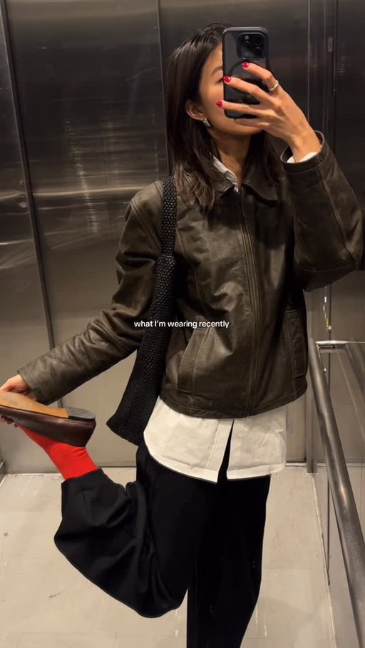 my recent winter outfit rotation 🤳
