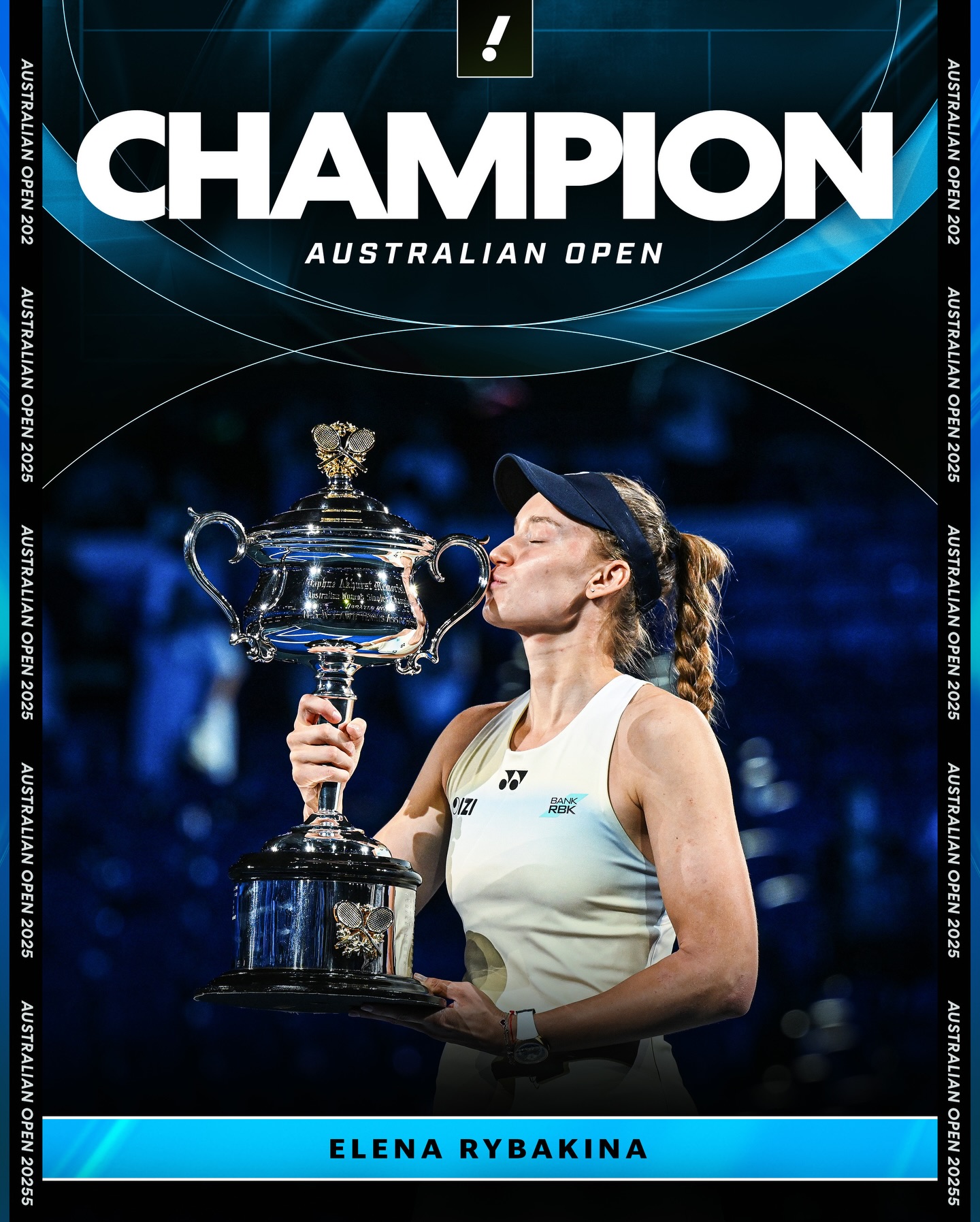 Elena Rybakina took down Aryna Sabalenka to win the Australian Open 👏

Rybakina is now a two-time Grand Slam champion 🏆🏆