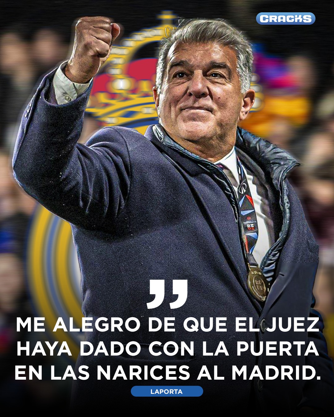 LAPORTA VS MADRID. DE NUEVO. 💥

Autoridades en España negaron al Real Madrid tener acceso a las cuentas del Barcelona por caso Negreira.

Esto dijo Joan Laporta sobre el tema. 🚪