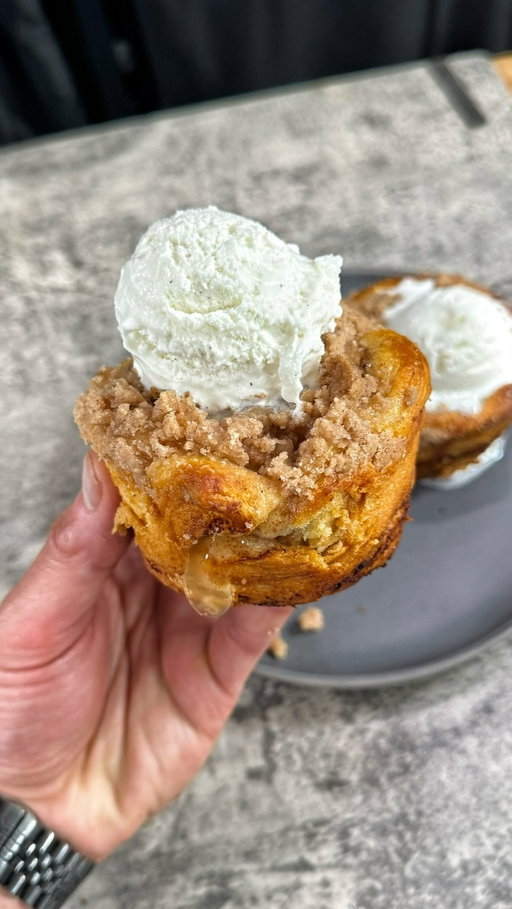 I stuffed a cinnamon roll with apple pie and you should too!
