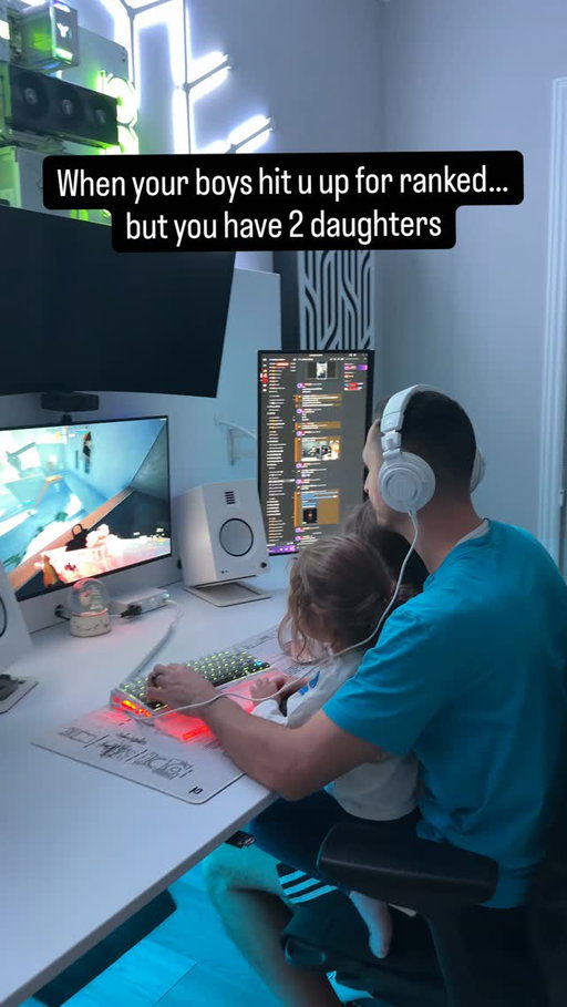This is why I’ll never hit Diamond 😭
#gaming #setup #finals #pc #father