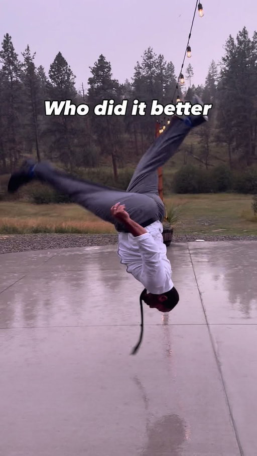 Who did it better? 
@domitrick or James? 
#flips #viral #reels