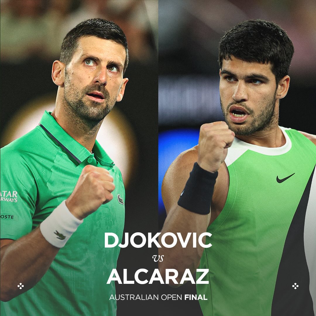 The oldest man to win an Open era Grand Slam, or the youngest to complete the Career Grand Slam…

Who will be crowned @australianopen champion?