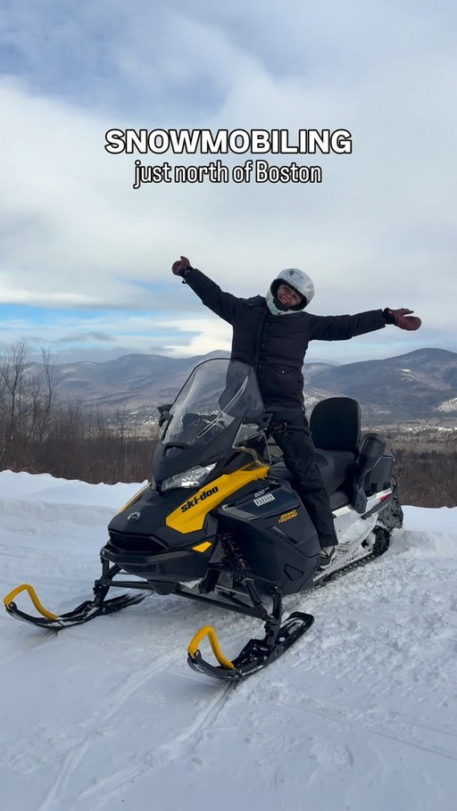 My first time snowmobiling did not disappoint ❄️

I did the 2 hour beginner tour with @northernextremessnowmobiling !!!

It’s 2 hours 45 minutes north of Boston in Bartlett, NH so very doable for a winter day trip. Oh and ask for Lindsay she was the BEST guide 👏🏻

#makebostonhome #thingstodoinboston #visitnh