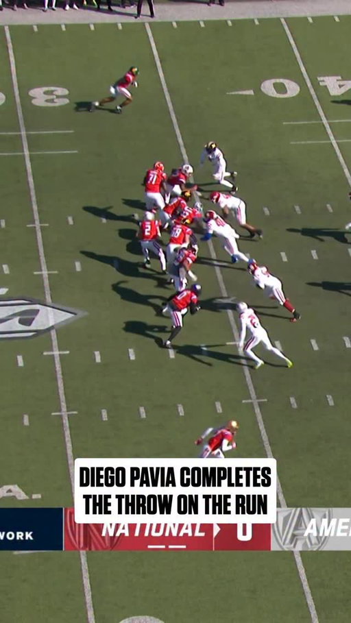 One play, one completion for @diego10pavia 🤝