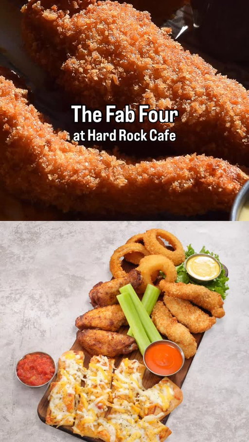 Four favorites. One dish. Zero regrets. 💯
 
The Fab Four is available now.
 
*Participating Cafes only.
