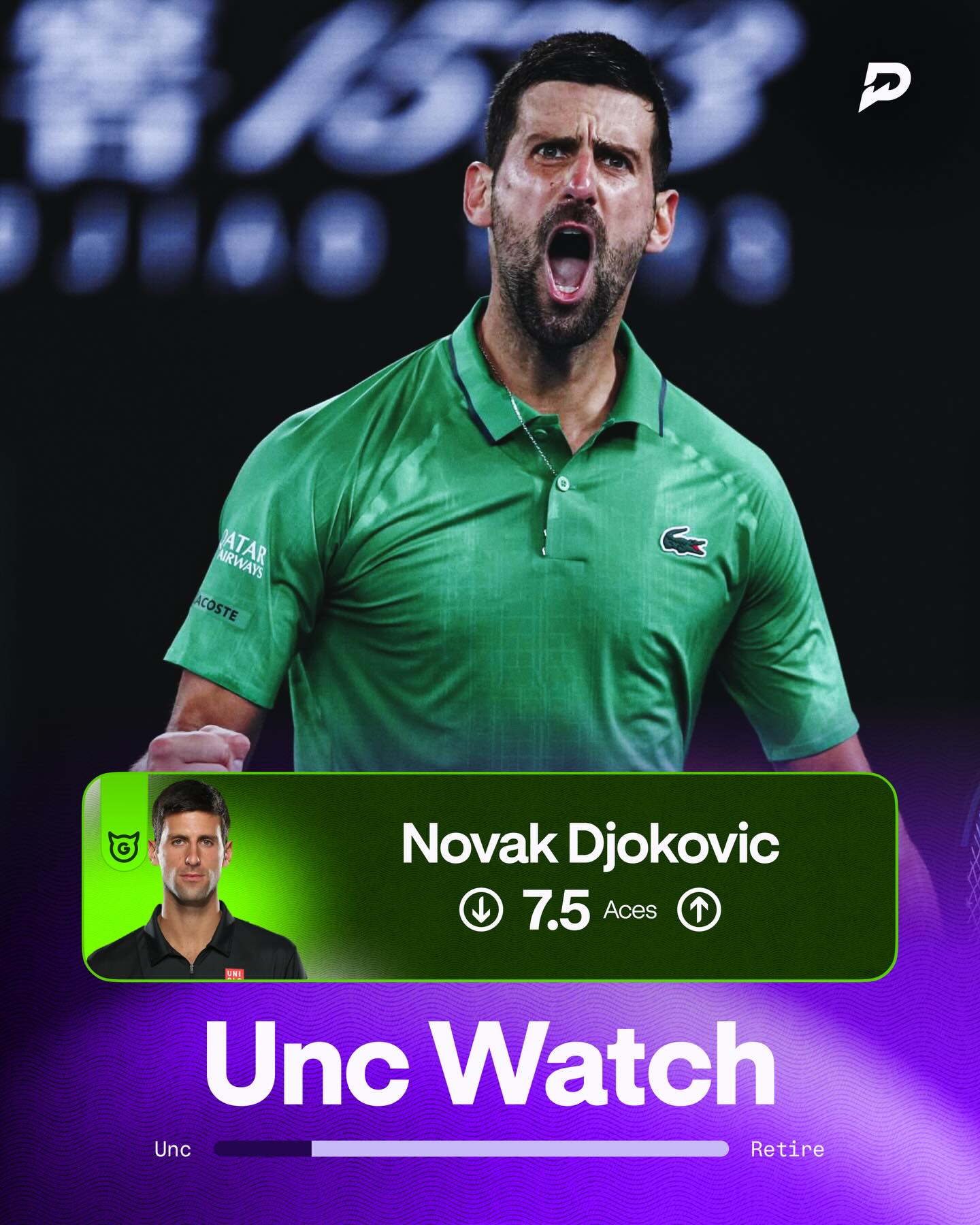 Unc looking to secure his 25th Grand Slam 👀