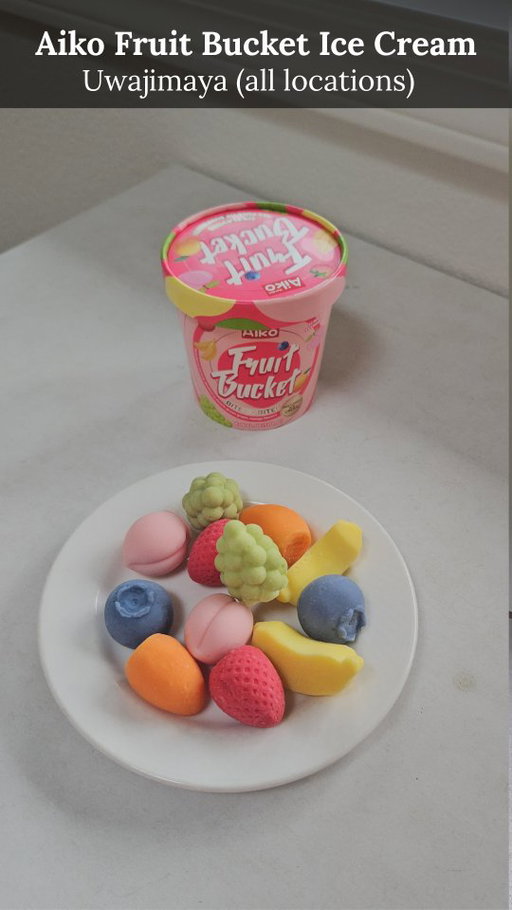 First taste test in the new house! Another fruit shaped ice cream, but this time 6 in a Fruit Basket by Aiko! Picked these up at 📍@uwajimaya in Renton. But they're available I believe at all stores!

Cost: $4.99

Shout to the Uwaji friends for letting me know!

🍌🍓🥭🍇🍑🫐

#kfceats  #viralicecream  #fruiticecream  #seattlefoodies  #uwajimaya