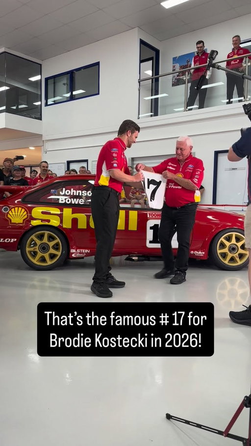 Brodie Kostecki will race the famous number 17 for the Shell V-Power Racing Team in 2026!

#RepcoSC #motorsport #supercars
