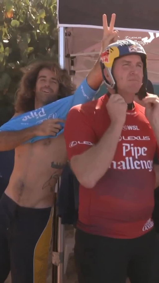 Well… you can’t really miss a @cocom4debarrelkilla and @whoisjob heat ✌🏽

The @lexususa #PipeChallenger is LIVE on worldsurfleague.com | @billabong