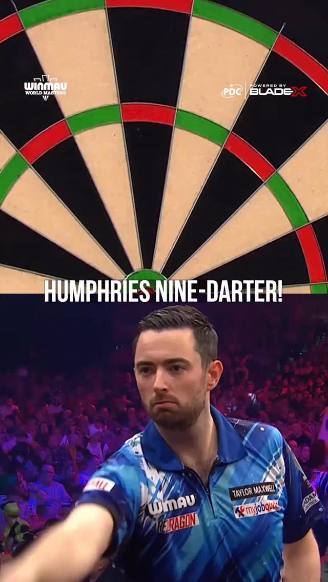 The first televised nine-darter of 2026! 🤩

Luke Humphries hits the first perfect leg on a Blade X board to send Milton Keynes into bedlam!