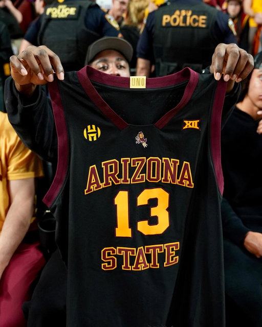 From Tempe to the league 🔱

Back where it all started for @jharden13, watching the debut of the Harden ASU jerseys.