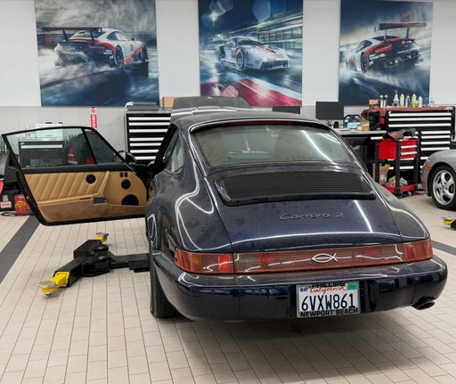 Doing a little diag to see what it will take to make this car feel brand new #porscherestorationchallenge #porsche #964 #porschechallenge26