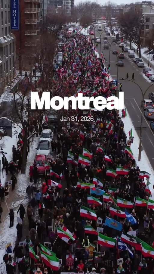 Today in Montreal 🇨🇦
Iranians gathered once again.
In Iran, basic freedoms are denied, voices are silenced,
and over 40,000 lives have been taken.
That’s why Iranian Montrealers march each weekend:
to keep hope alive, to be heard, and to stand for human dignity. ✊

امروز در مونترال 🇨🇦
ایرانی‌ها دوباره کنار هم جمع شدند.
ما راه می‌رویم تا صدای ایران خاموش نشود.
#freeiran 
#iran 
#iranrevolution2026 
#iranprotests