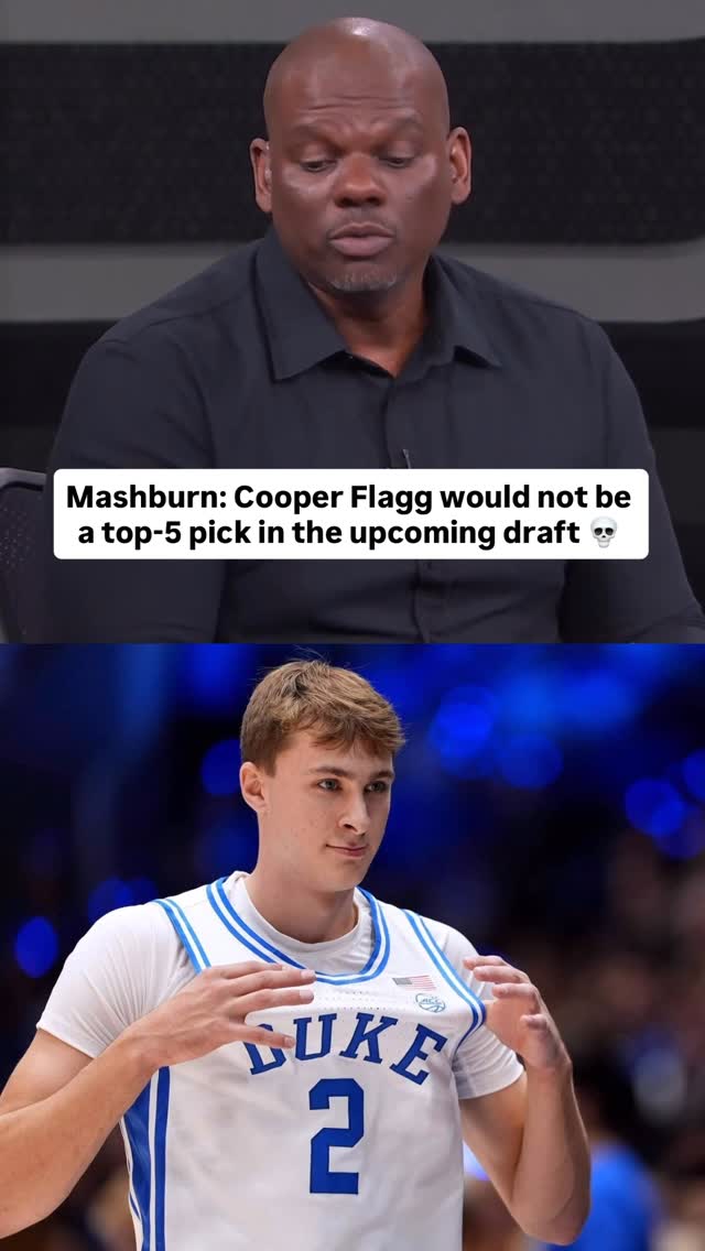Former NBA star Jamal Mashburn is taking the top five freshmen in the country this year over Cooper Flagg 😭