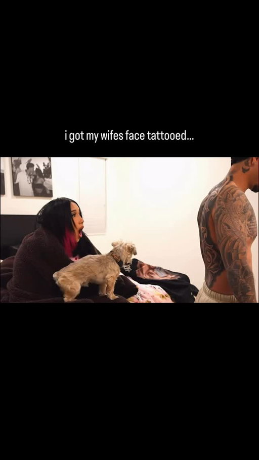 Full video link in bio! never in a million years did i EVER think i’d do something like this… 🤷🏻‍♂️ 
.
.
.
#KAED #karenandeddie #explore #viral #marriedlife