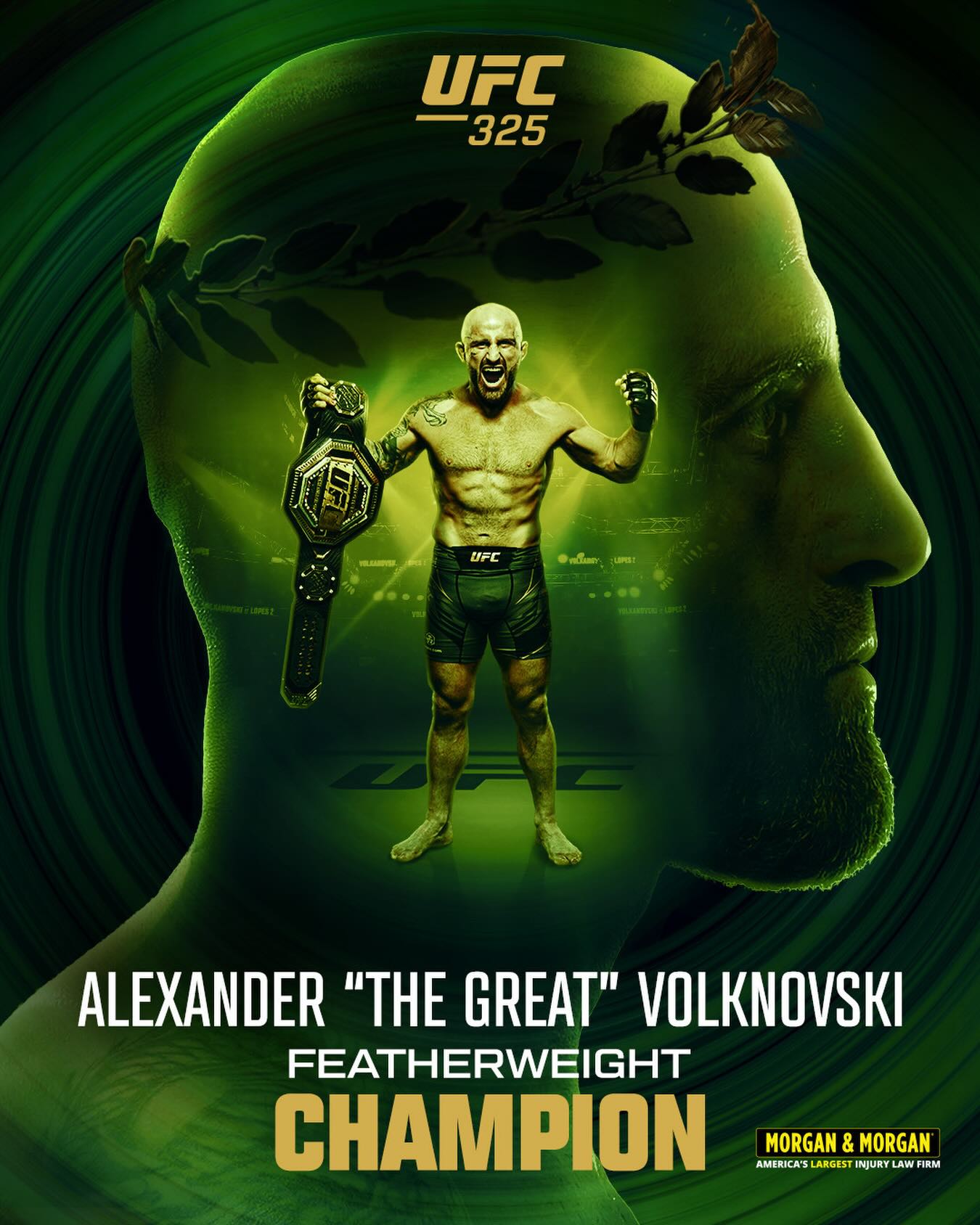 KEEPING THE BELT AT HOME 🏆🇦🇺

@AlexVolkanovski defeats Diego Lopes by unanimous decision to remain the undisputed featherweight champion of the world!

[ BY2B @ForThePeople | #UFC325 ]