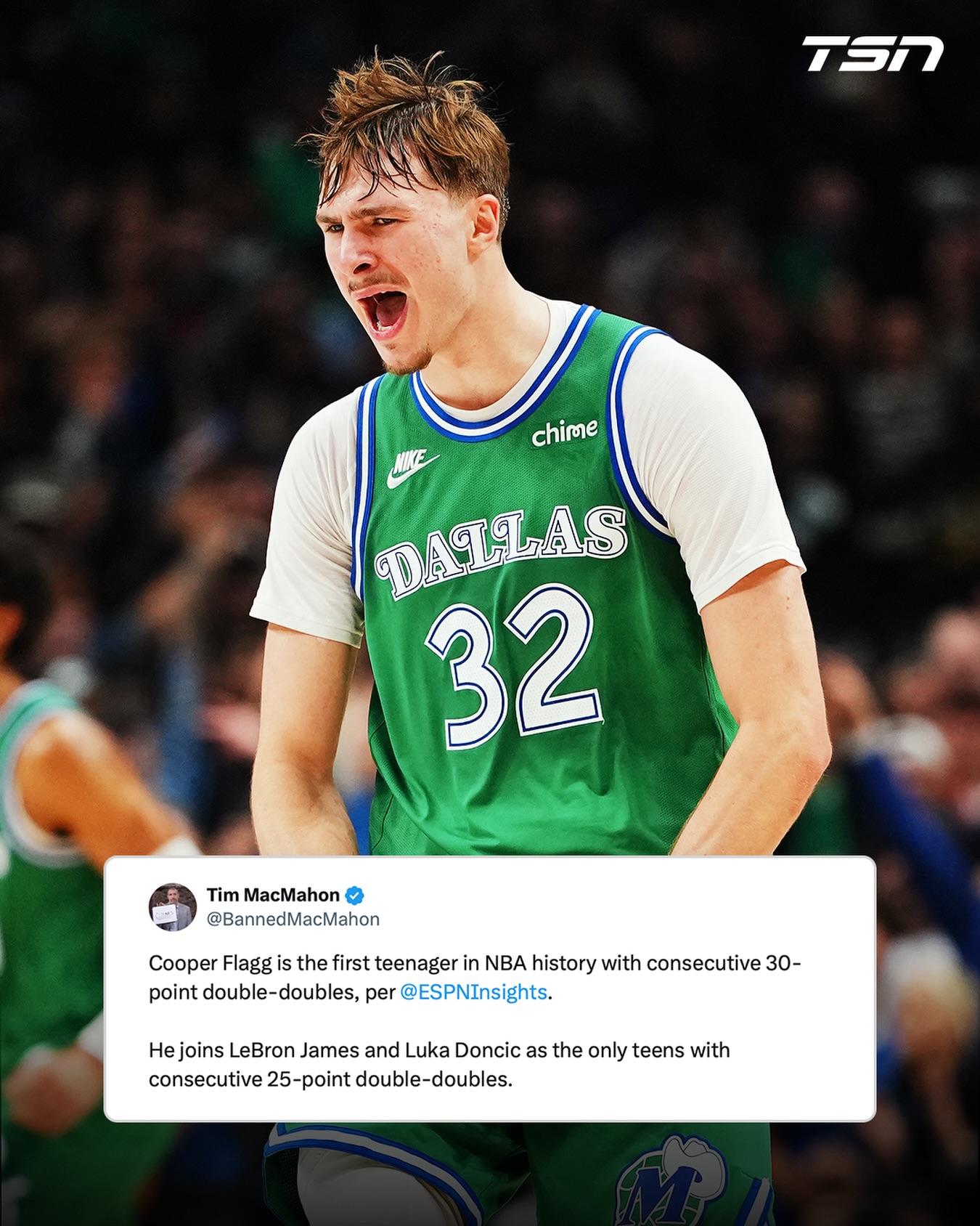 COOPER FLAGG, IS HE THE FUTURE FACE OF THE LEAGUE? 😤

H/T Tim MacMahon