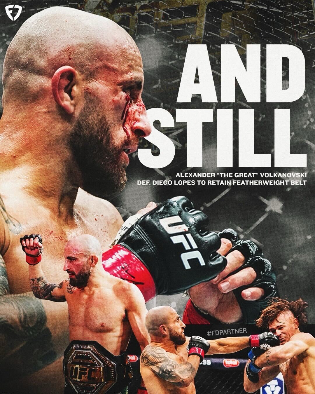 THE GREAT VOLK 💪

Alexander Volkanovski retains the UFC Featherweight Belt 🥇

#UFC325 | @alexvolkanovski