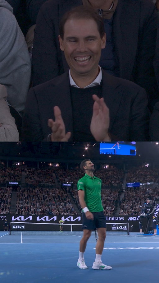 "Wanna play, Rafa?" 😅