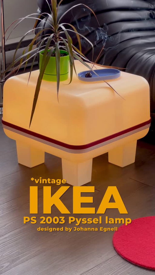 🚨Vintage alert🚨

When a lamp doubles as a side table, you know design is doing the most 😮‍💨

This bold beauty by Johanna Egnell from IKEA's PS 2003 collection—aka PYSSEL-is giving form and function.

Made of thick plastic with crisp white and red edges, it looks just as good on its own as it does styled with a little decor.

Because why choose between lighting and a side table when you can have both? 💡🛋️

Save for later ✨✨✨

#vintageikea #designtok #ikeafinds #apartmentherapy #somewhereiwouldliketolive 

@ikeacanada @ikea @ikeasverige @ikeaswitzerland @ikeafrance @ikeabelgium @ikeadeutschland @ikeadanmark @egnellallard_johanna