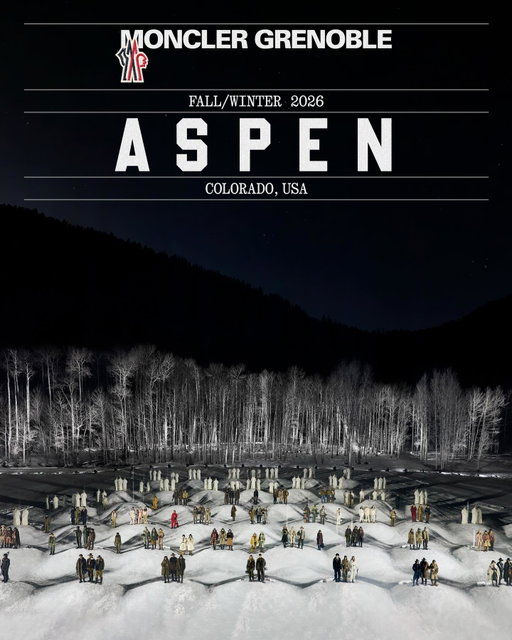 The future heritage of Moncler Grenoble.​​
​​
Inspired by the past and shaped for tomorrow, the Fall/Winter 2026 collection stepped onto a snow-covered runway, set against the moonlit peaks of Colorado’s Rocky Mountains.​​
​​
#MonclerGrenoble​​
#Aspen, Colorado