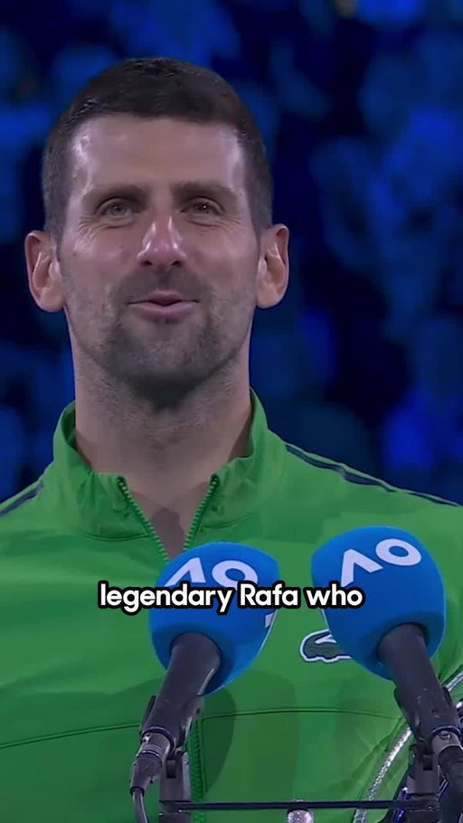 The ultimate respect between two legends of the sport 💙

Novak Djokovic thanks Rafa for attending tonight's final 🥹