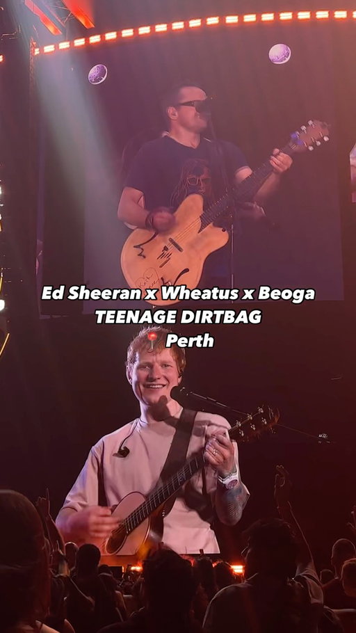 Perth, that singalong was one for the ages 🩷 big thanks to @teddysphotos, @wheatusofficial + @beogamusic for leading the choir #LoopTour