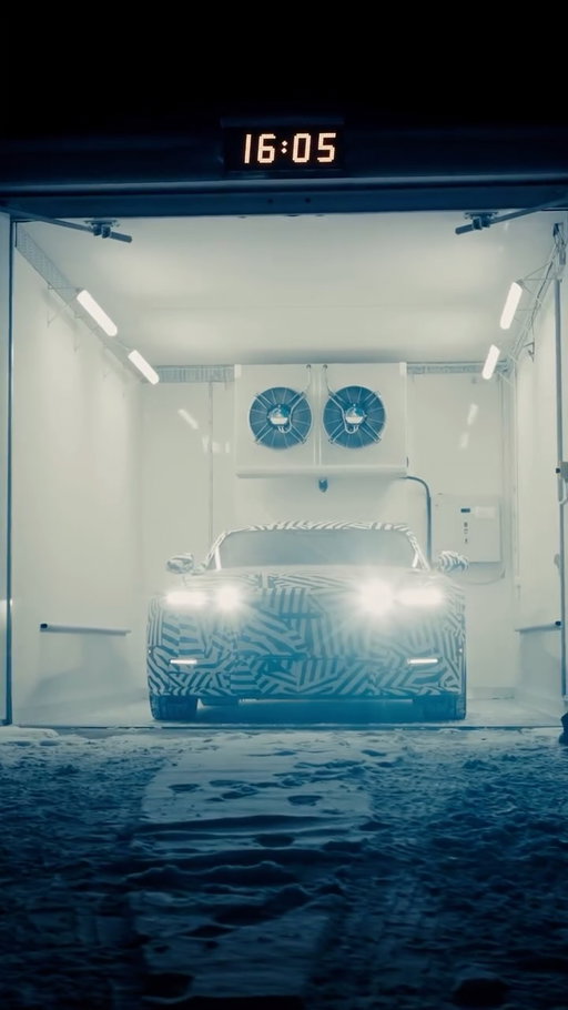 Expect a drop in temperature.

The four-door GT prototype enters the Arctic Circle. Tomorrow.

——

Vehicle shown is a prototype. Final production model may differ.