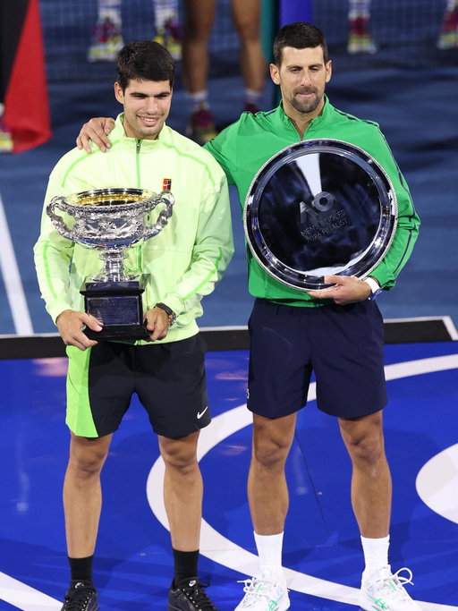 A battle for the ages. And of the ages. I gave it everything, it wasn’t quite enough. 

Bravo Carlos, little titan, young wizard of Oz. A worthy champion, a huge talent, wonderful person and history-maker 🙌

And Australia, so much love 🫶🏼. No place like the happy slam and no better atmosphere than I’ve experienced the last two matches. Forever grateful. See you soon.