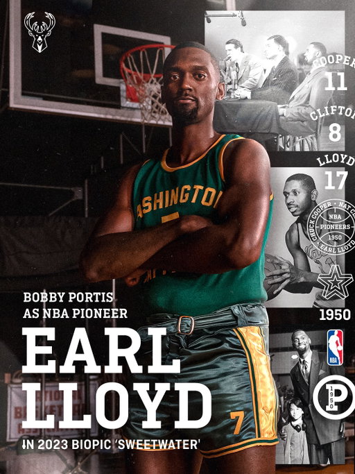 We kick off Black History Month with the inaugural NBA Pioneers Classic. We celebrate and honor the legacy of Chuck Cooper, Nat “Sweetwater” Clifton, and Earl Lloyd, the league’s first Black players. They were pioneers of the game who paved the way and changed the trajectory of the NBA forever.

Our very own Bobby Portis played the role of NBA Pioneer Earl Lloyd in the 2023 biopic “Sweetwater.” Lloyd was the first Black player to play in an NBA game in 1950.