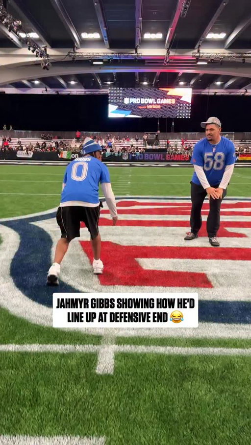 Got so excited that the cameraman got the shot 😭

Pro Bowl Games -- Tuesday 8pm ET on ESPN
Stream on @NFLPlus and ESPN App