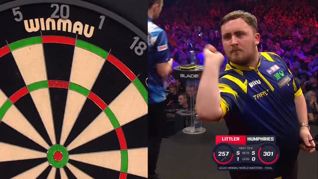 LUKE LITTLER IS THE WINMAU WORLD MASTERS CHAMPION 🏆

What an incredible match 👏

Luke Littler wins the deciding set to dethrone Luke Humphries and become the champion in Milton Keynes!

📺 bit.ly/26WorldMasters
#WinmauWorldMasters | Final